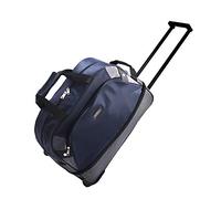 WolFum ZHANGQIANG Borse da viaggio Bagaglio a mano con ruote Trolley Borsa da fine settimana (Colore: Rosso, Dimensioni: 60 * 30 * 38 cm) Raddoppia il comfort