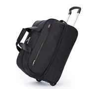 WolFum ZHANGQIANG Borse da viaggio da donna Bagaglio a mano da donna con ruote Trolley Grande selezione multipla di colori (Colore: Verde, Dimensioni: 39 * 32 * 49 cm) Raddoppia il comfort