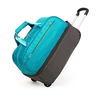 WolFum ZHANGQIANG Borse da viaggio da donna Bagaglio a mano da donna con ruote Trolley Grande selezione multipla di colori (Colore: Verde, Dimensioni: 39 * 32 * 49 cm) Raddoppia il comfort