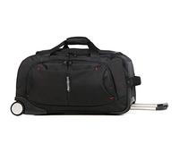 WolFum ZHANGQIANG Borsone da viaggio espandibile extra large con ruote Borsone da viaggio Trolley ad alta capacità (Colore: Nero, Dimensioni: 53,5 * 33,5 * 29,5 cm) Raddoppia il comfort