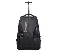 WolFum ZHANGQIANG Trolley Impermeabile da Viaggio Borsa da Scuola, Zaino da Scuola con Ruote, Zaino da Lavoro, Borsa da Viaggio Perfetto per Uomini e Donne (Colore : Rosso, Taglia : Small) Raddoppia