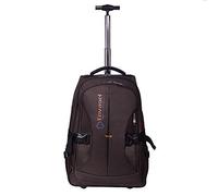 WolFum ZHANGQIANG Trolley Impermeabile da Viaggio Borsa da Scuola, Zaino da Scuola con Ruote, Zaino da Lavoro, Borsa da Viaggio Perfetto per Uomini e Donne (Colore : Rosso, Taglia : Small) Raddoppia