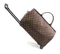 WolFum ZHANGQIANG Valigia Trolley da viaggio Bagaglio a mano Borsa da viaggio Super leggera 51 cm 2,6 Kg 2 ruote, (Colore : Cerchio rosso, Dimensioni : Grande) Raddoppia il comfort