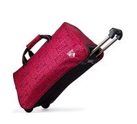WolFum ZHANGQIANG Valigia Trolley da viaggio Bagaglio a mano Borsa da viaggio Super leggera 55 cm 2,4 Kg 2 ruote, (Colore : Nero, Dimensioni : Grande) Raddoppia il comfort