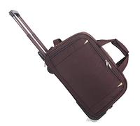 WolFum ZHANGQIANG Valigia Trolley da Viaggio Borsa da Viaggio per Laptop con 2 Ruote Borsa da Viaggio Bagaglio a Mano Valigia (Colore : VIOLA, Dimensioni : Small) Raddoppia il Comfort