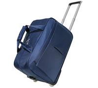 WolFum ZHANGQIANG Valigia Trolley da viaggio Custodia da viaggio Borse da viaggio Bagaglio a mano Trolley con ruote per il fine settimana (Colore : Blu scuro, Dimensioni : Grande) Raddoppia il comfort