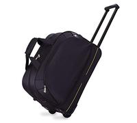WolFum ZHANGQIANG Valigia Trolley da viaggio Custodia da viaggio Borse da viaggio Bagaglio a mano Trolley con ruote per il fine settimana (Colore : Arancione, Dimensioni : Grande) Raddoppia il comfort