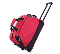 WolFum ZHANGQIANG Valigia Trolley da viaggio Custodia da viaggio Borse da viaggio Bagaglio a mano Trolley con ruote per il fine settimana (Colore : Arancione, Dimensioni : Grande) Raddoppia il comfort
