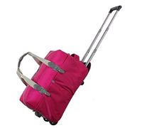 WolFum ZHANGQIANG Valigia Trolley da viaggio Custodia da viaggio di grande capacità Borsa da viaggio portatile pieghevole impermeabile (Colore : Verde, Dimensioni : Small) Raddoppia il comfort
