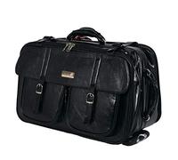 WolFum ZHANGQIANG Valigia Trolley da viaggio Valigetta da viaggio da uomo da lavoro, Borsa da viaggio Trolley (Colore: Nero, Dimensioni: 50 * 21 * 32 cm) Raddoppia il comfort