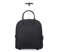 WolFum ZHANGQIANG Zaino Trolley 3 in 1 Cabina con Ruote Approvata Trolley Borsa da Viaggio Zaino da Volo Bagaglio a Mano Valigia (Colore : Nero, Dimensioni : 40 * 26 * 45cm) Raddoppia il Comfort