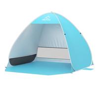 WolfWise Tenda da Spiaggia Pop-Up, Riparo da Spiaggia con Protezione UV 50+, Montaggio in Pochi Secondi, Idrorepellente e Ventilata
