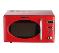 Wolkenstein Retrò WMW720 RT I 700 W Potenza microonde I 20 L Capacità di cottura I5 Livelli di potenza I 8 programmi di cottura con funzione di scongelamento, alloggiamento in metallo, piatto girevole