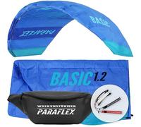 Wolkenstürmer Paraflex Basic 1.2 tappeto volante, Blu - kite a 2 linee per principianti