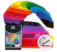 Wolkenstürmer Paraflex Basic 1.7 tappeto volante, Rainbow - kite a 2 linee per principianti