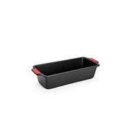 Woll Bakeware - Stampo da 30 cm, con manici in silicone resistenti al calore fino a 230°C, senza PFAS, rivestimento antiaderente a doppio strato, in acciaio alluminato, colore: Nero