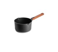 Woll Eco Logic QXR - Pentola per salsa, induttiva, Ø 18 cm, altezza 10 cm, 2,0 litri, con manico in legno sostenibile rimovibile, adatta per tutti i piani cottura, senza PFAS, rivestimento