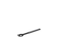 Woll Cook-It, cucchiaio forato con testa funzionale sollevata, larghezza 6 cm, lunghezza 32,5 cm, grigio, resistente al calore fino a 220°, lavabile in lavastoviglie