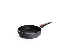 Woll Diamond Lite - Padella induttiva, diametro 26 cm, altezza 7 cm, con manico rimovibile, adatta per tutti i piani cottura, in alluminio pressofuso, rivestimento antiaderente, resistente al forno,