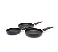 Woll Diamond Lite Pro - Set di 2 padelle da 24 cm + 28 cm, manico rimovibile a induzione