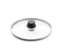 Woll Diamond Logic XR - Coperchio in vetro di sicurezza rotondo, diametro 24 cm