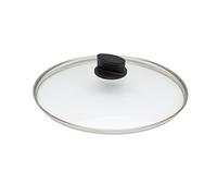 Woll Eco Lite - Coperchio in vetro di sicurezza, rotondo, Ø 24 cm, trasparente