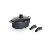 WOLL Gussbräter con coperchio 27x22cm DIAMOND LITE antiaderente nero