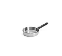 Woll Logic Steel - Padella piatta induttiva, diametro 20 cm, altezza 4,5 cm, con manico rimovibile, adatta per tutti i piani cottura, senza PFAS