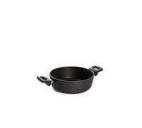 Woll Nowo - Casseruola in titanio, Ø 24 cm, altezza 8 cm, 3,0 litri, con 2 manici laterali, adatta per ceramica, gas, elettrici, alogeni, non adatta a induzione