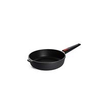 Woll Nowo Titanum Padella a bordo alto, induttiva, Ø 26 cm, altezza 7 cm, con manico rimovibile, adatta per tutti i piani cottura, rivestimento antiaderente