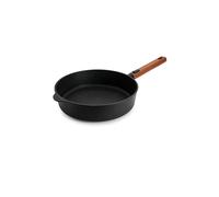 WOLL Padella a bordo alto con manico in legno 28 cm ECO-LOGIC antiaderente nero