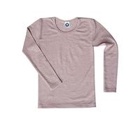 Wollbody Cosilana - Maglietta a maniche lunghe per bambini, pullover in lana vergine e seta, 140