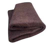 Wollhuhn Caldo ragazzo/ragazza il nostro caldo anello invernale/scaldacollo/scaldacollo/sciarpa a due strati di pile da girare, Tinta unita, marrone scuro, Taglia Unica