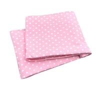 Wollhuhn Ecologico per bambini/bambini/ragazze/ragazze/fascia elastica allegra/fascia per capelli, comoda jersey di cotone, molti motivi (mini pois rosa/bianco)