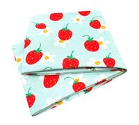 Wollhuhn ÖKO Mini fascia elastica per capelli per bambini piccoli, in jersey di cotone, molti motivi 2121222 (fragole menta)