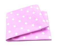 Wollhuhn ÖKO Mini Fascia elastica per capelli per bambini piccoli, in jersey di cotone, molti motivi (Ministernchen Rosa/Bianco)