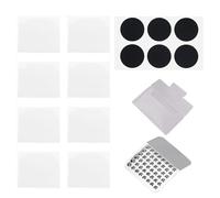 WOLMIK Kit di riparazione per pneumatici di bici, 15 pezzi, toppe autoadesive per riparazione di forature, kit di riparazione pneumatici per mountain bike, bici da strada o bici da pendolari