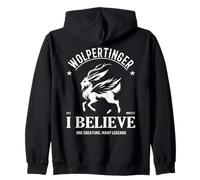 Wolpertinger: I Believe - Creature fantastiche dal Design alla Moda Felpa con Cappuccio