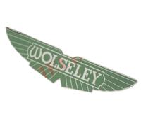 Wolseley British Car Logo Badge Emblema Monogramma Acciaio inossidabile verde