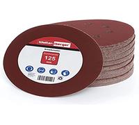 Woltersberger® 50 dischi abrasivi eccentrici Ø 125 mm | Grana P1200 | 8 fori in rosso | per una levigatura ottimale, versatile