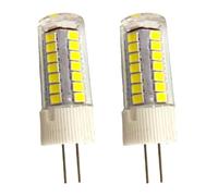 WOLTHID Lampadina Led 220V Bi Pin 3w G4 Luce Led 5w 7w Bianco Freddo 6500K Base Ceramica G4 Lampadine per Lampadario Confezione da 2,3W,Bianco Freddo