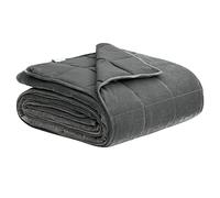 WOLTU Coperta Ponderata per Adulti, coperta pesante in microfibra, coperta terapeutica rilassante con Perle di Vetro, migliora il sonno, 200x230 cm, 9kg, Grigia