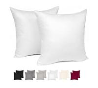 WOLTU Copricuscini Fodere per Cuscini Quadrate Decorazione per Divano Casa Set da 2 Pezzi 40x40 cm