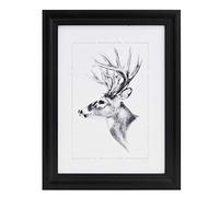 WOLTU Cornice per Foto 30x45 cm, Portafoto con Cornice in Legno Massello e Pannello in Plastica, da Parete e Tavolo, Collage Foto, Nero