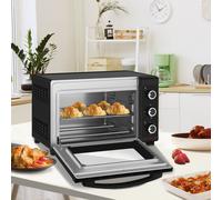 WOLTU Fornetto Piccolo Mini Forno Elettrico per Pizza 1280 W 21 L Nero