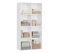 WOLTU Libreria Scaffale con 8 Scomparti a Cubi Portaoggetti