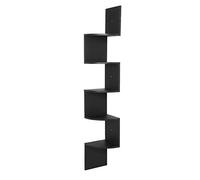 WOLTU Mensola Angolare da Muro Zigzag, Libreria da Parete 5, 25x25x156cm