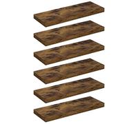 WOLTU Mensola sospesa da parete, in legno, per libri, immagini, 40 x 23 x 3,8 cm, marrone vintage RG9372hov-6