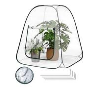 WOLTU Mini Serra Pop-Up, PVC Impermeabile, Trasparente, 70x70x80cm