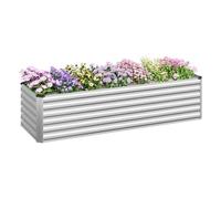 WOLTU Orto Urbano in Metallo, 238x56x80 cm, Argento